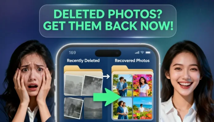 Recover deleted photos on Android using the hidden folder method explained by Technical Masterminds.